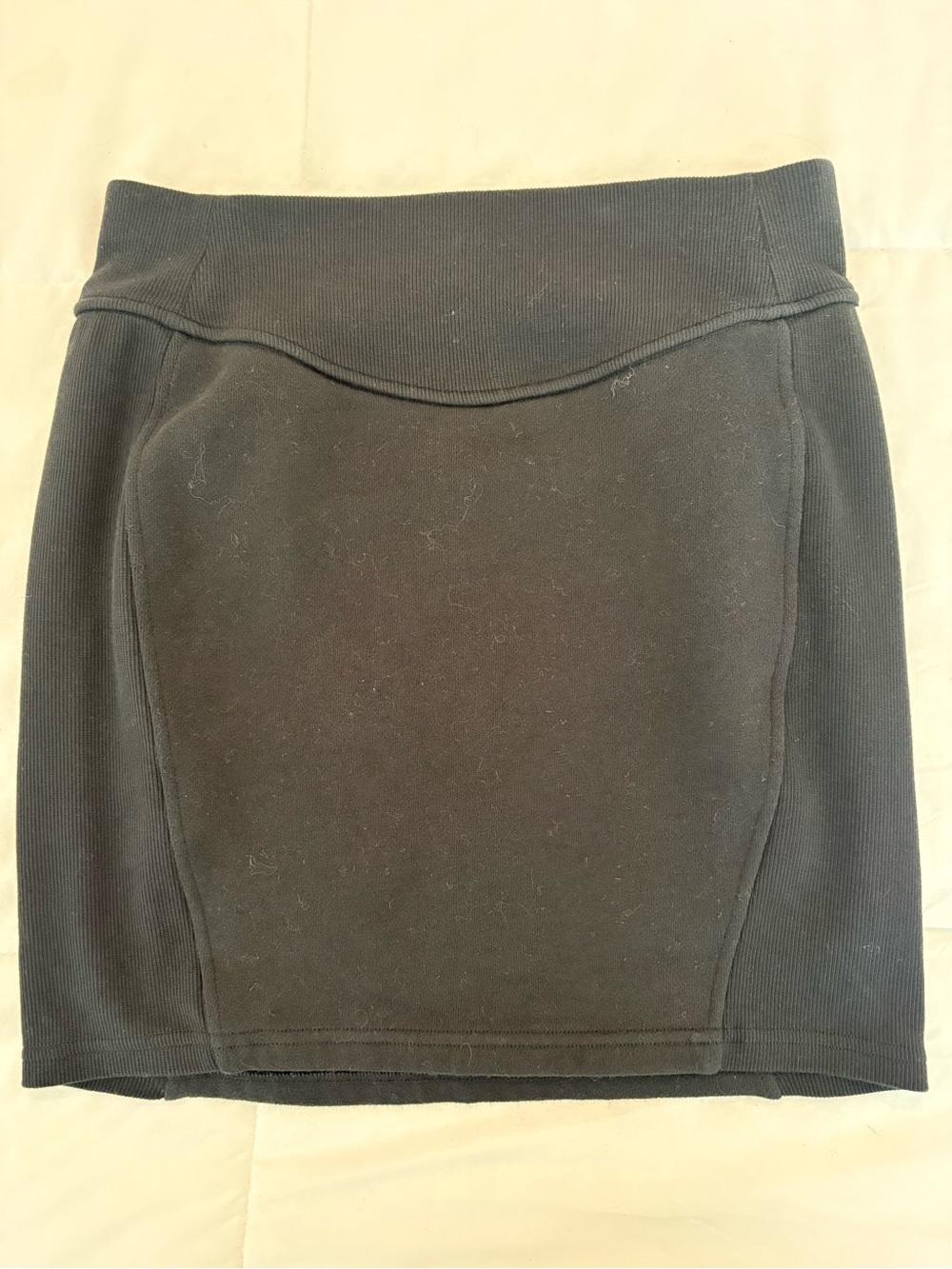 lululemon athletica black fitted mini skirt